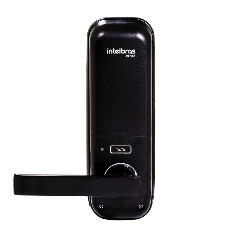 Fechadura Digital de Embutir FR 320 Preta Intelbras