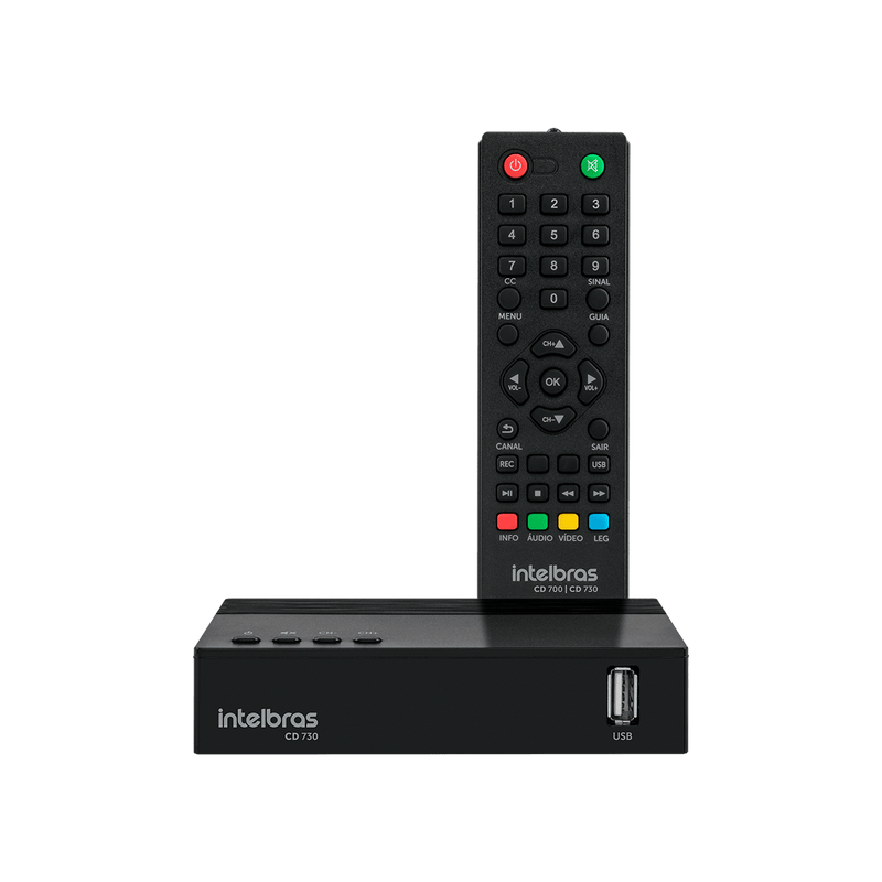 Kit Conversor Digital CD730 com Antena de TV AI2025 e Cabo HDMI 2,5m