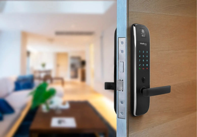 Fechadura Digital com Biometria FR 331 de Embutir Intelbras