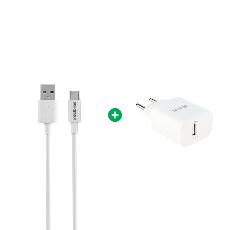 Kit Carregador Rápido + Cabo USB-C