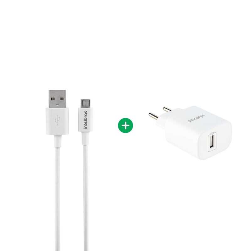 Kit Carregador Rápido + Cabo Micro USB