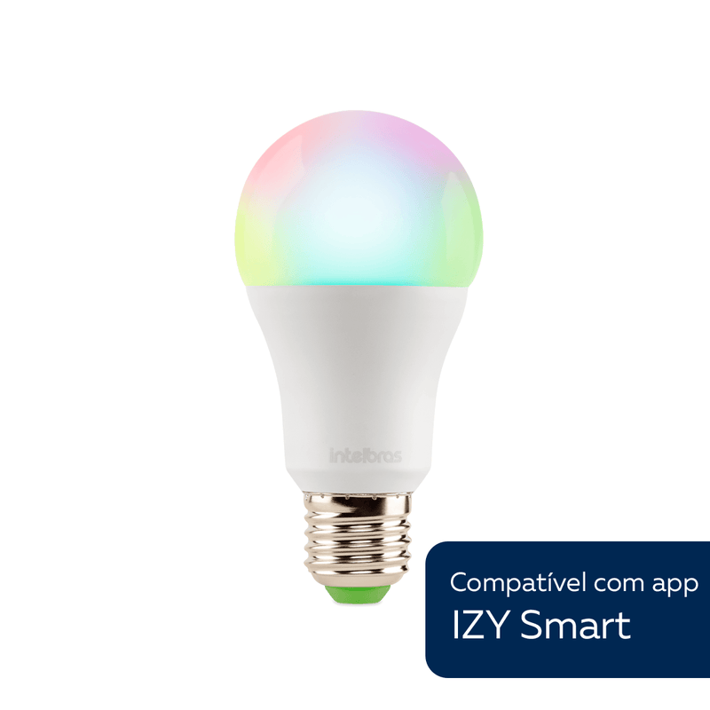 Kit Lâmpada Smart Wi-Fi EWS 410 Intelbras - 4 unidades