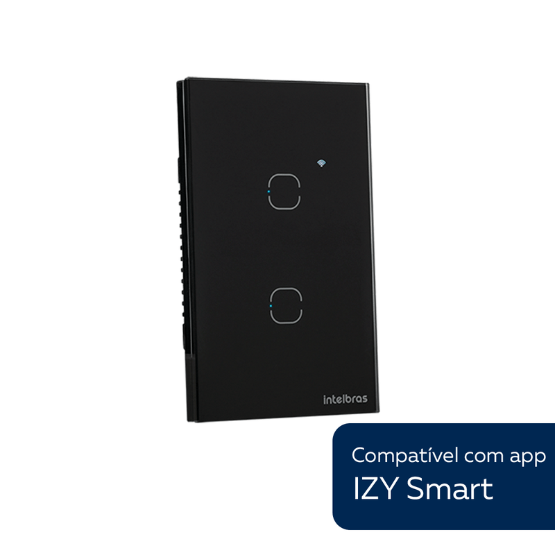 Kit Casa Inteligente Touch EWS 1002 Preto Intelbras -3 unidades