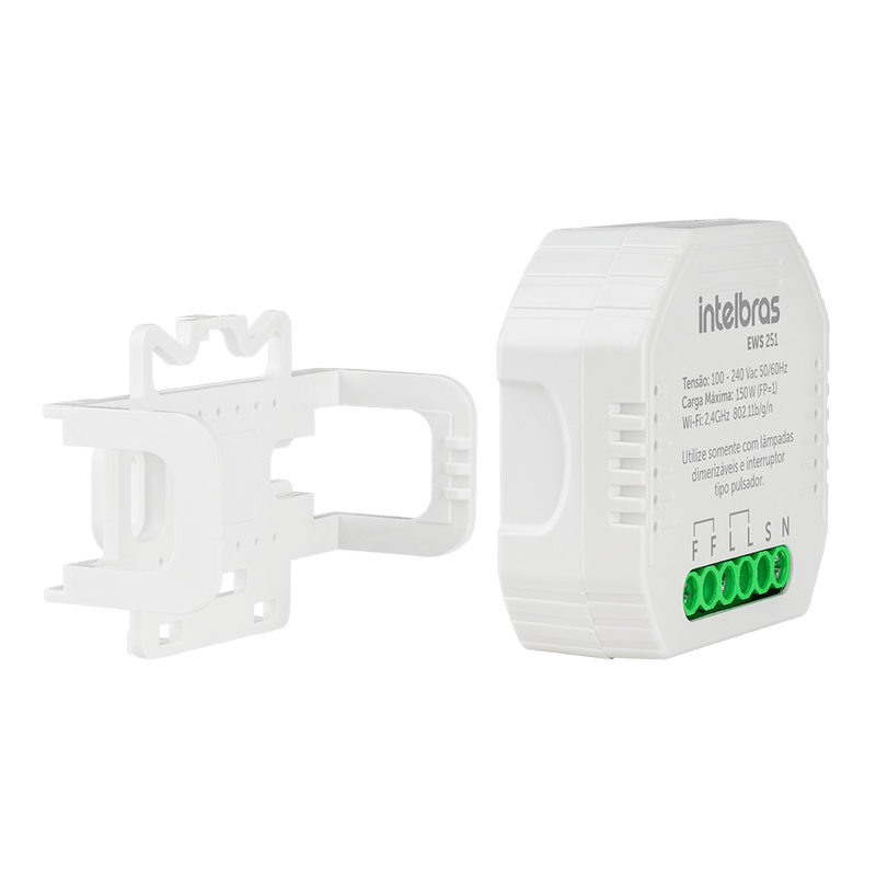 Minicontrolador Dimmer Wi-fi para 1 Interruptor EWS 251 Intelbras