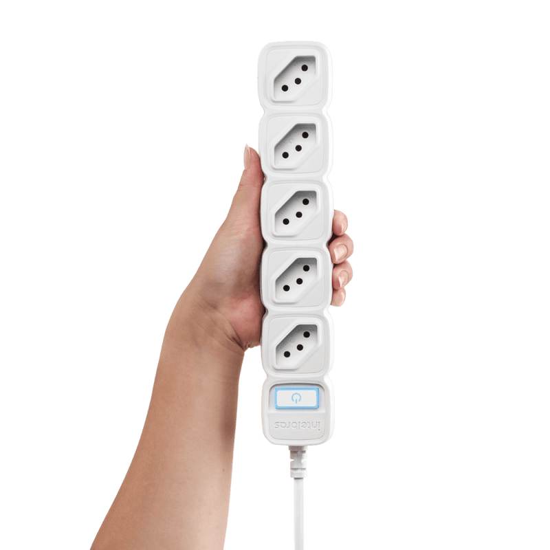 Protetor Eletrônico Inteligente com 5 Tomadas EWS 305 Branco Intelbras