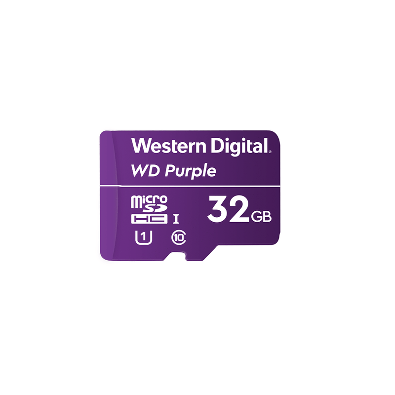 Kit Cartão de Memória Micro SD WD Purple Intelbras 32GB - 3 Unidades