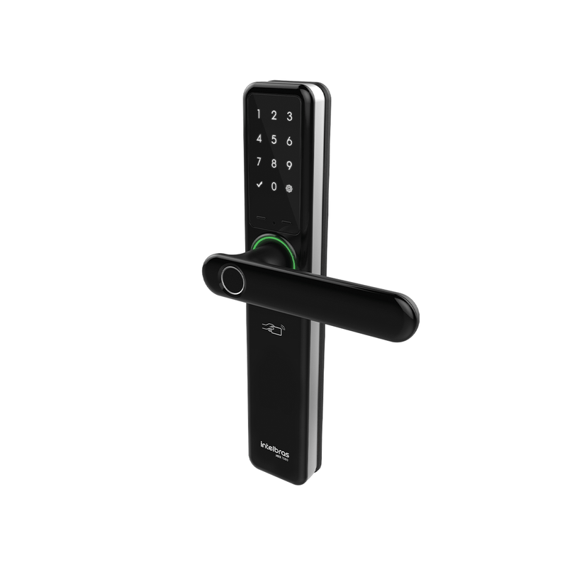 Fechadura Digital Inteligente de Embutir com Biometria MFR 7000 Intelbras