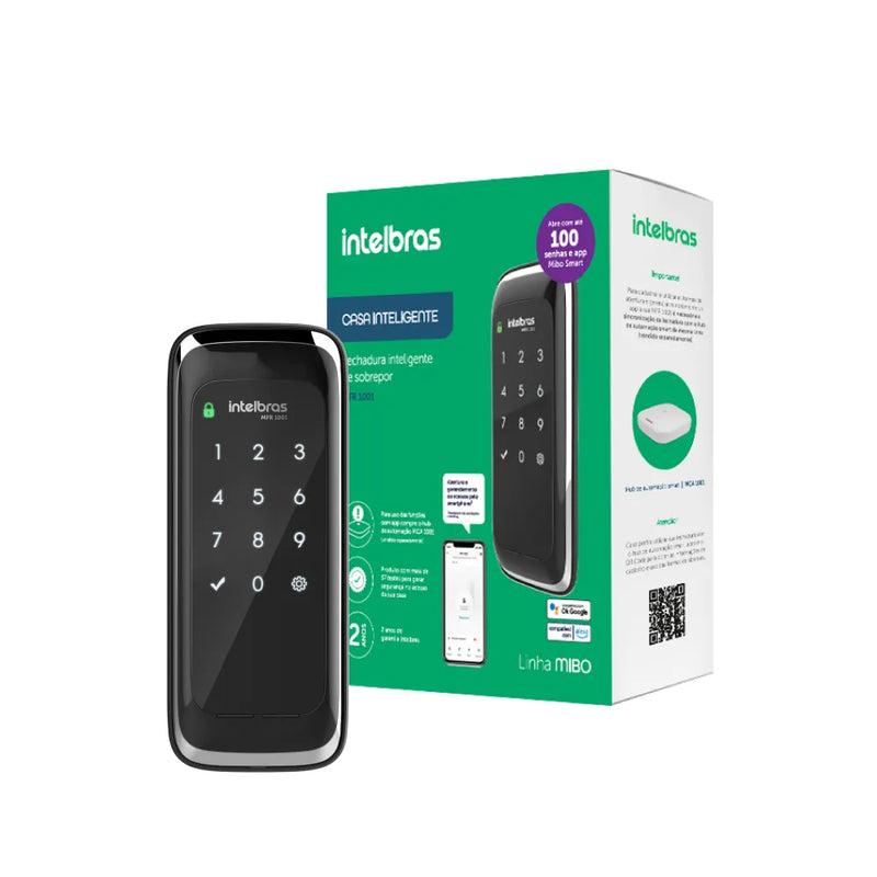 Fechadura Digital Inteligente de Sobrepor MFR 1001 Intelbras