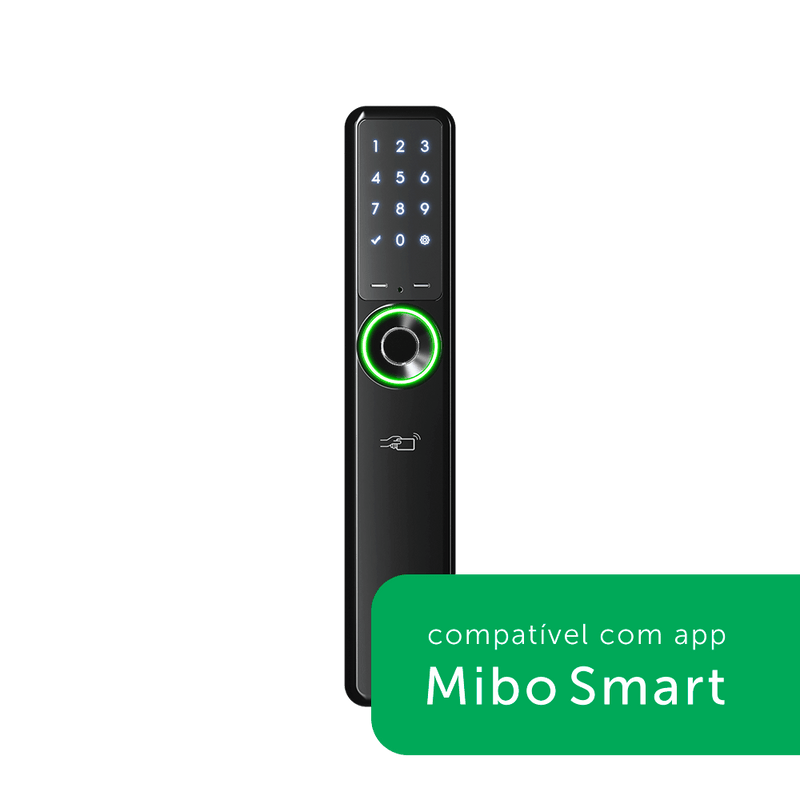 Fechadura Inteligente sem Maçaneta MFR 7001 de Embutir Intelbras