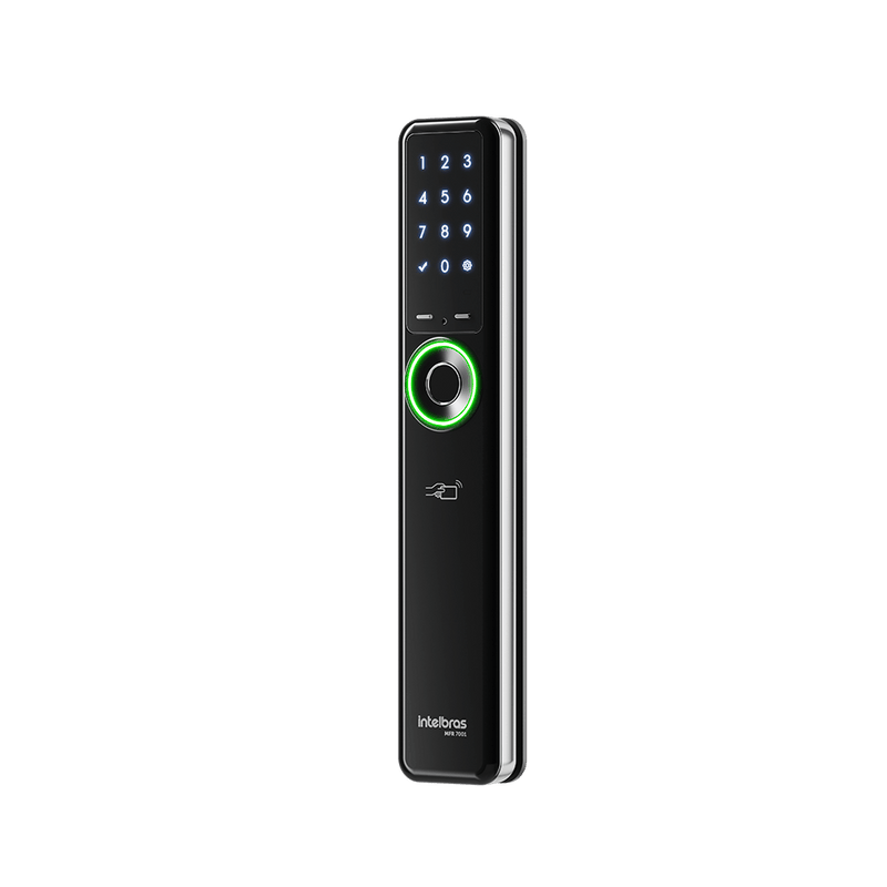 Fechadura Inteligente sem Maçaneta MFR 7001 de Embutir Intelbras
