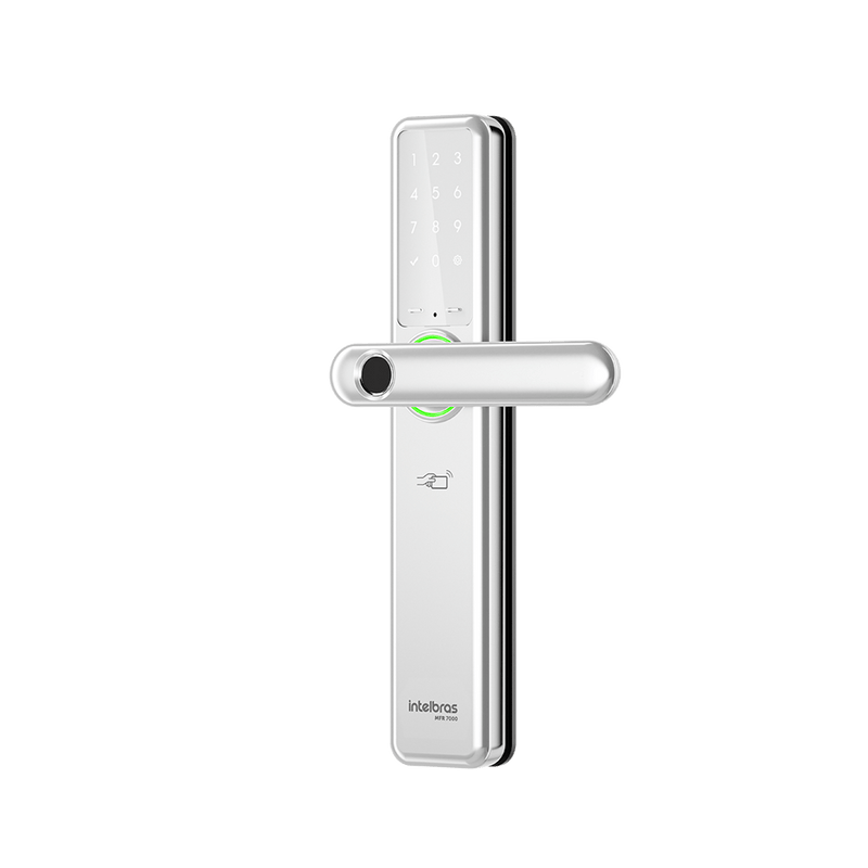 Fechadura Inteligente com Biometria MFR 7000 de Embutir Prata Intelbras