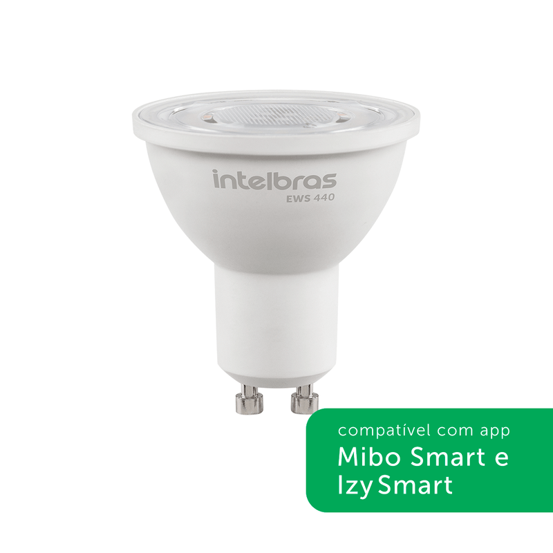Lâmpada Spot Led Inteligente EWS 440 Wi-Fi Intelbras