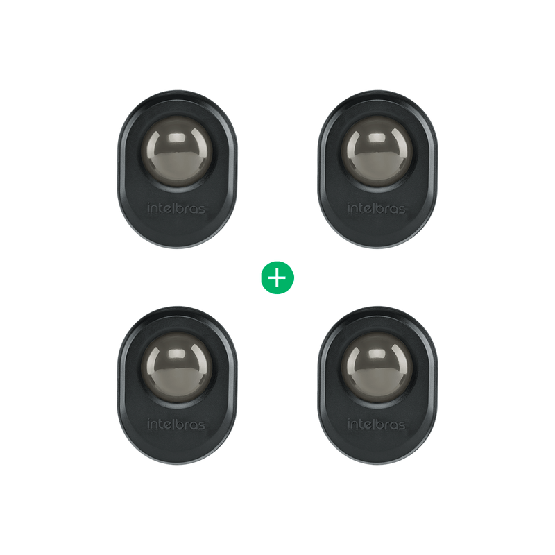 Kit Interruptor Sensor de Presença ESPI 360 A Preto - 4 unidades