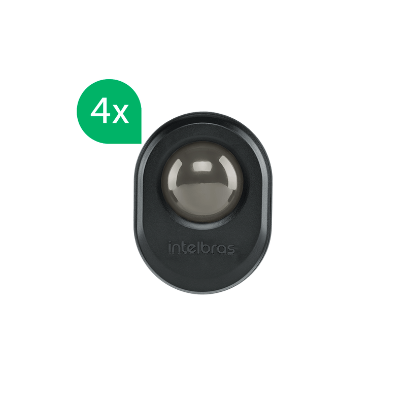 Kit Interruptor Sensor de Presença ESPI 360 A Preto - 4 unidades