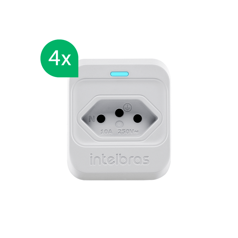 Kit Dispositivo de Proteção Elétrica EPS 301 Branco - 4 peças