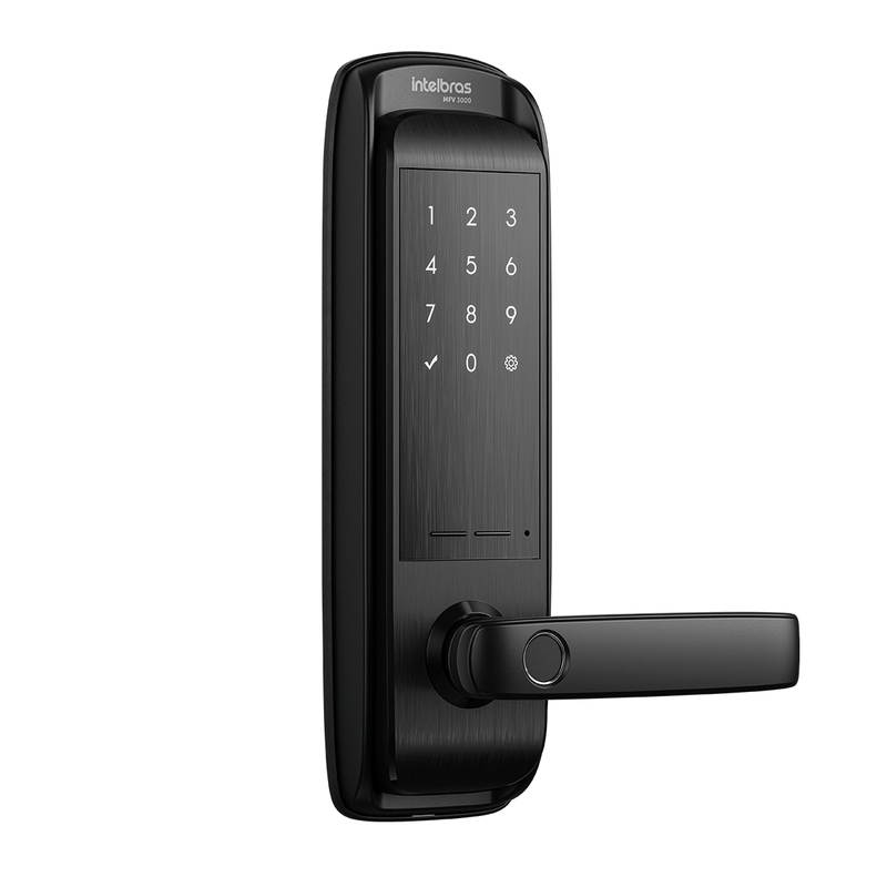 Fechadura Inteligente com Biometria MFV 3000 de Embutir Intelbras