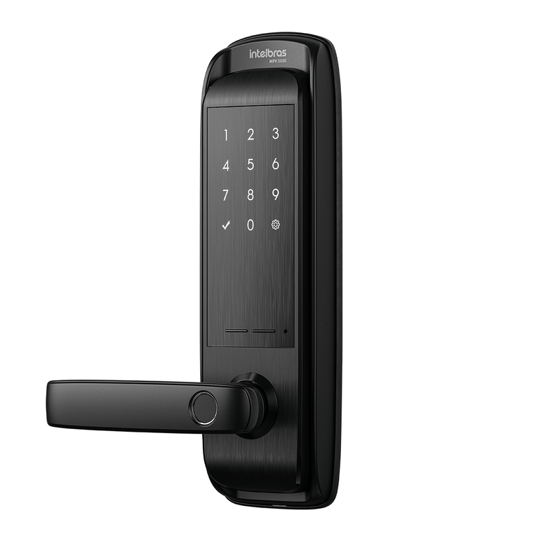 Fechadura Inteligente com Biometria MFV 3000 de Embutir Intelbras