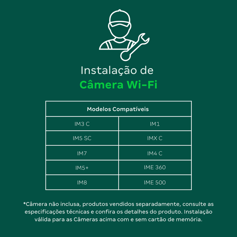 Instalação Câmera Wi-Fi