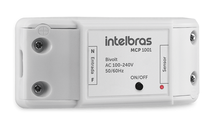Acionador de Portão Wi-Fi Compatível com Alexa MCP 1001 Branco Intelbras