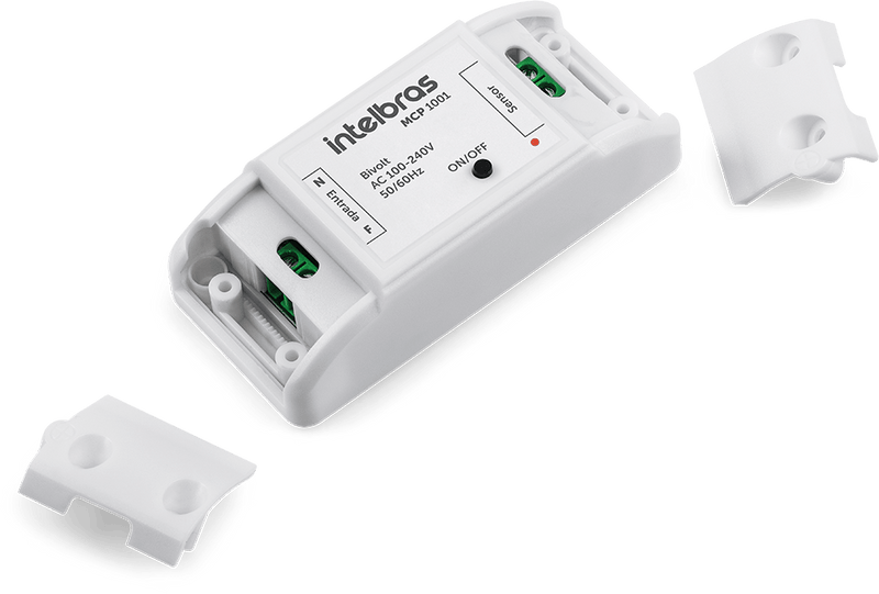 Acionador de Portão Wi-Fi Compatível com Alexa MCP 1001 Branco Intelbras