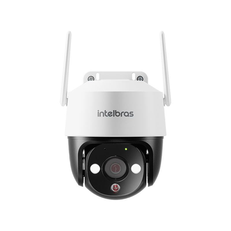 Câmera Inteligente IM7+3MP de resolução com MicroSD 64 GB Intelbras