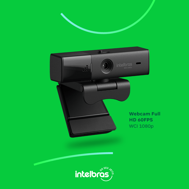 Webcam WCI1080P FULL HD 60 FPS Intelbras