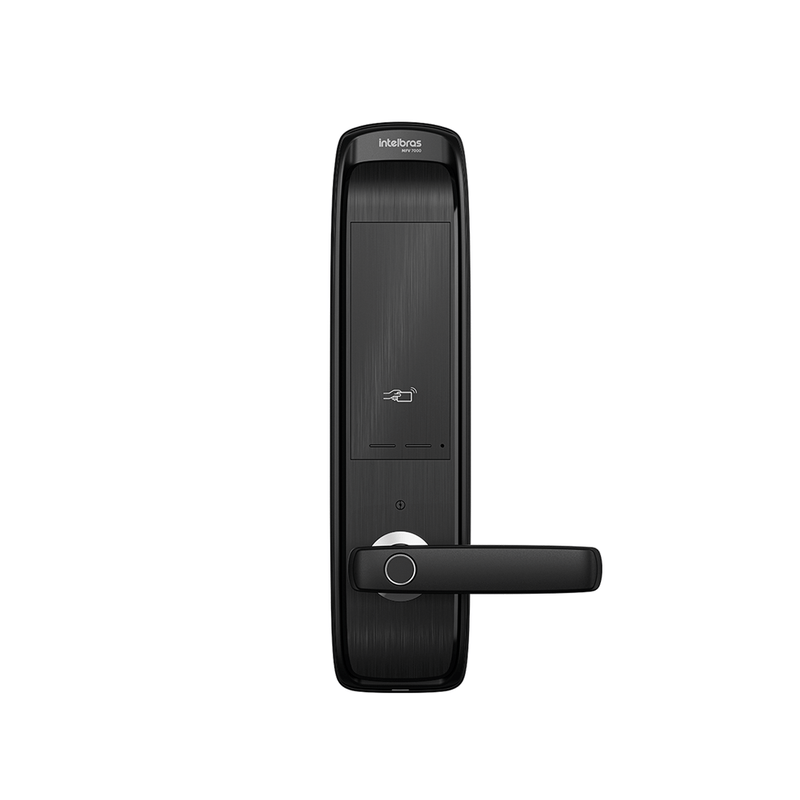 Fechadura Inteligente com Senha, Tag e Biometria MFV 7000 de Embutir Intelbras