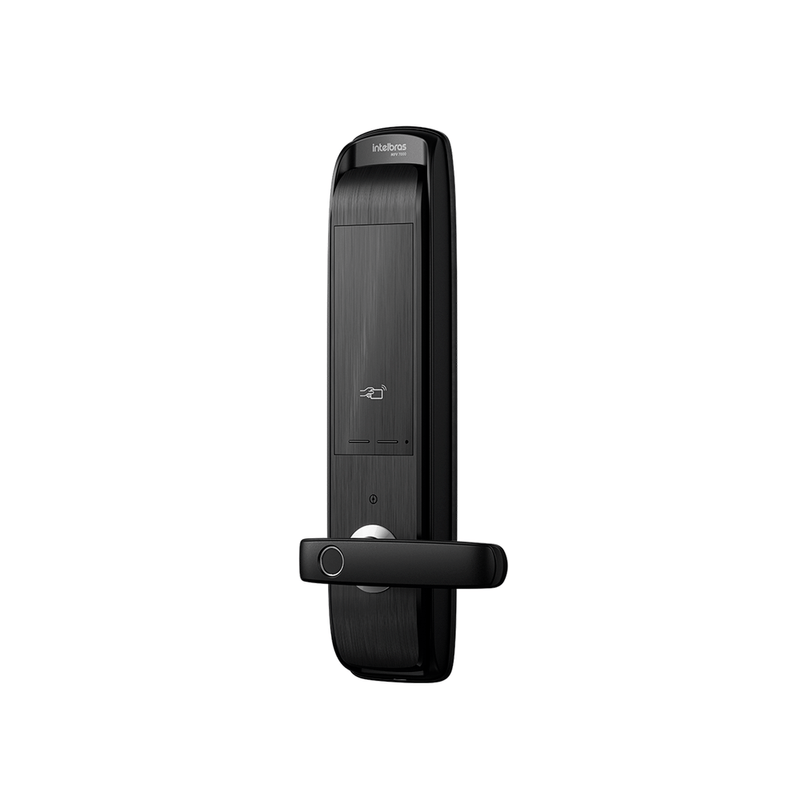 Fechadura Inteligente com Senha, Tag e Biometria MFV 7000 de Embutir Intelbras