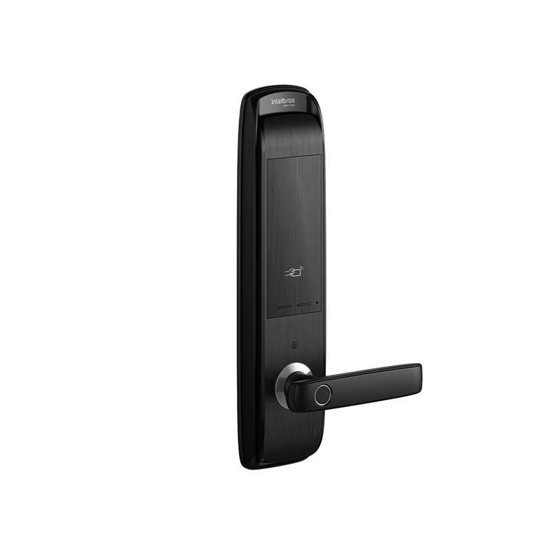 Fechadura Inteligente com Senha, Tag e Biometria MFV 7000 de Embutir Intelbras