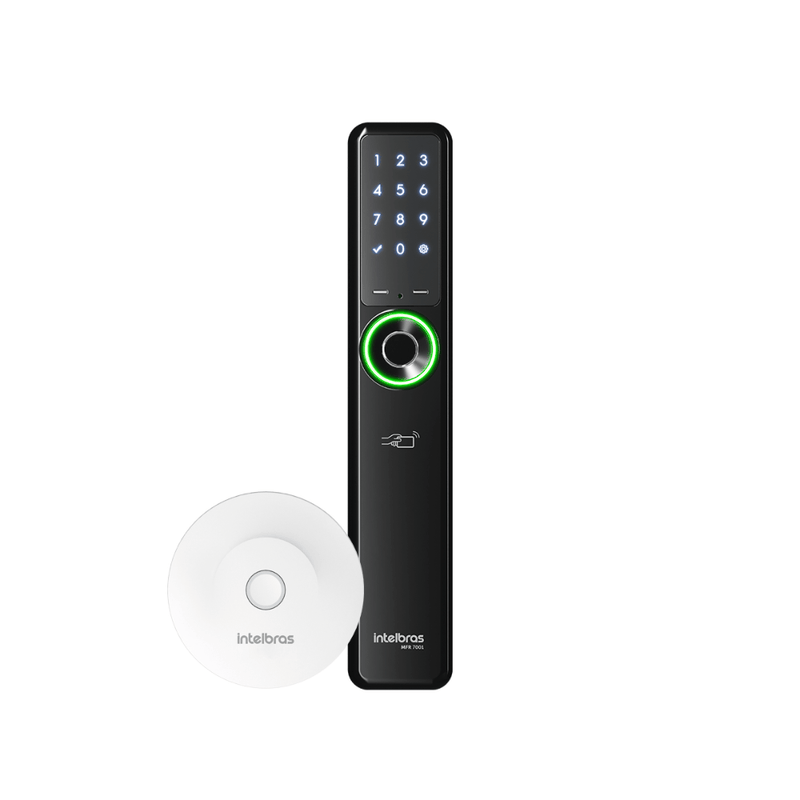 Fechadura Inteligente MFR 7001+ com Hub e sem Maçaneta Intelbras