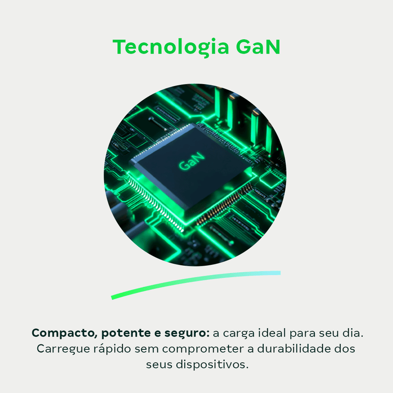 Carregador Turbo 32W GaN EC 12 POWER Preto Intelbras