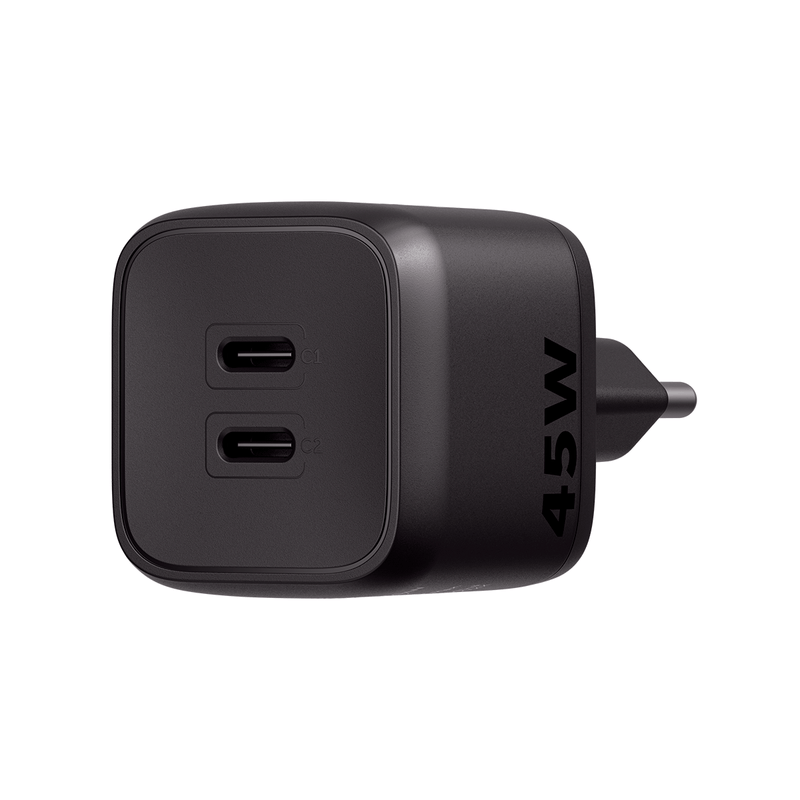 Carregador Turbo 45W GaN EC 20 POWER Preto Intelbras