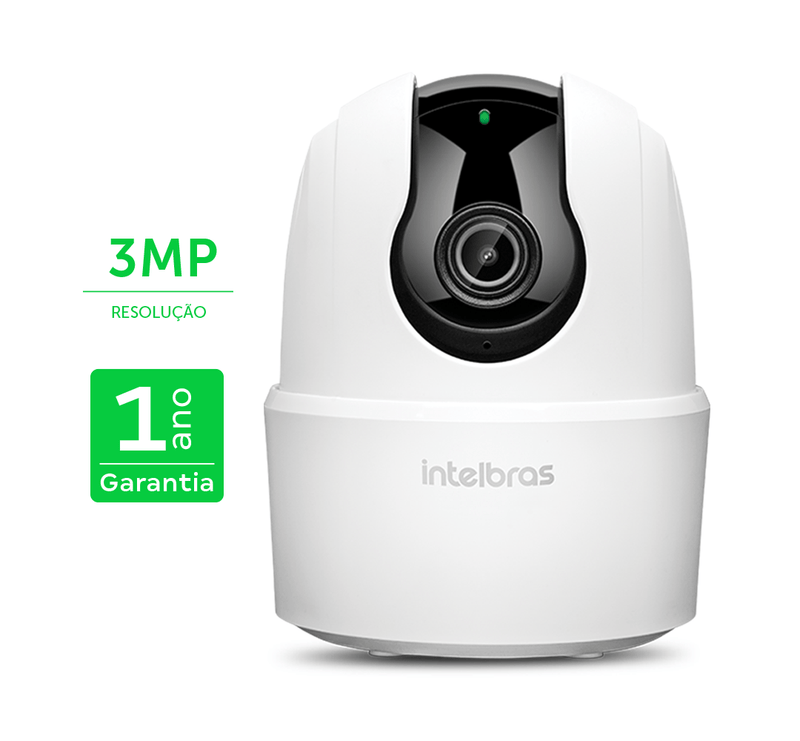 Câmera Inteligente Visão 360° com MicroSD 32GB Intelbras IME 360 3MP