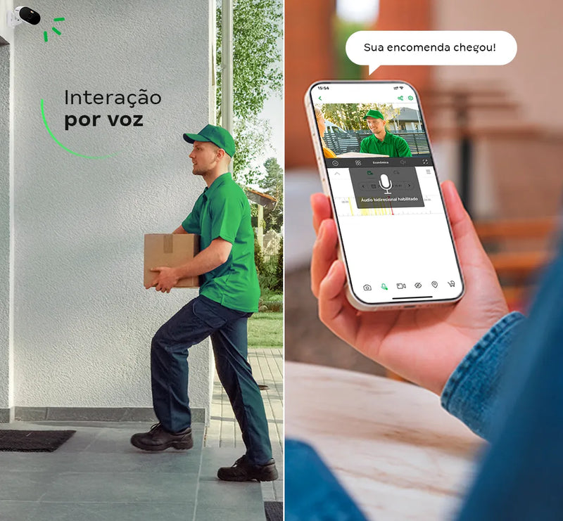 Kit Câmera de Video Full HD Wi-Fi Full Color Intelbras IME 500 com Cartão MicroSD 32GB