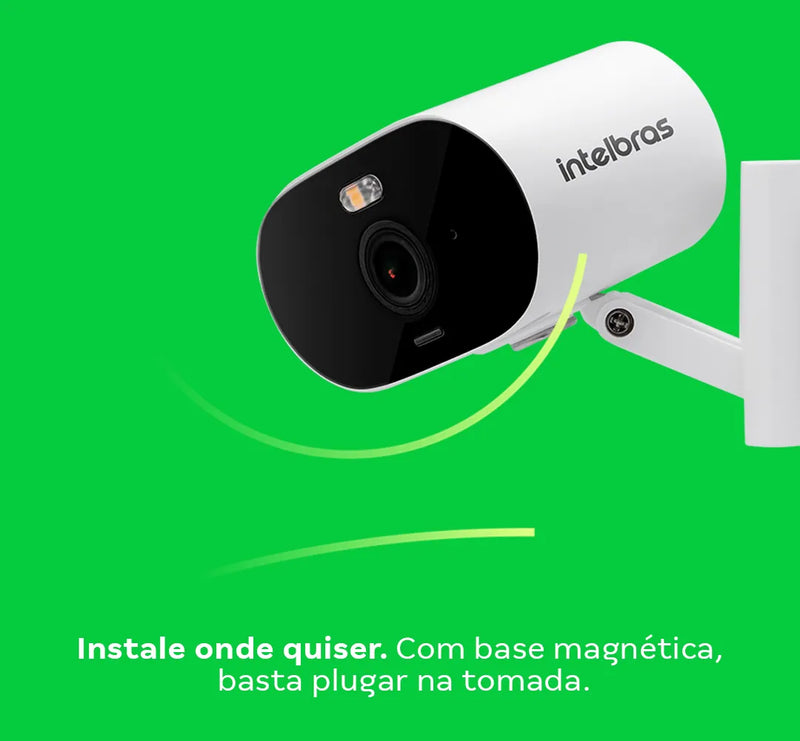 Câmera Inteligente Full Color iME 500 Branca Intelbras